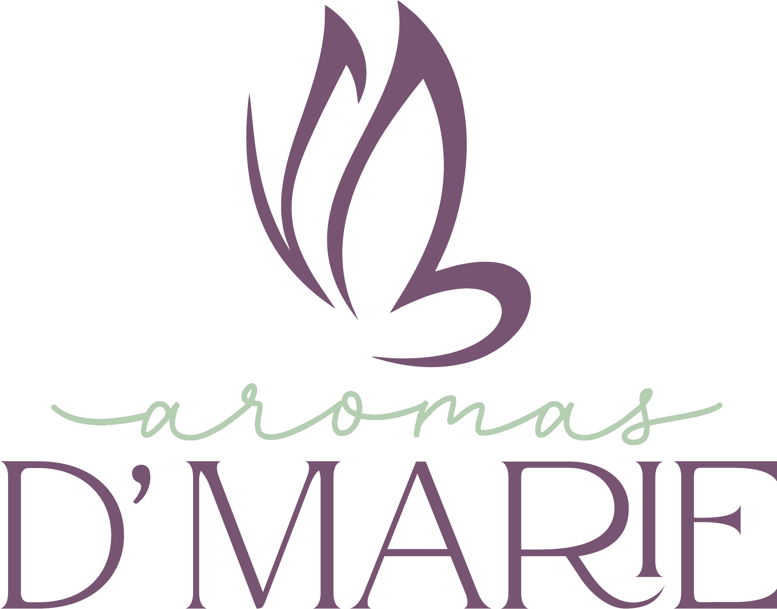 logotipo-vertical-aroma- d Marie-color-uva-verde logotipo-vertical-aroma- d Marie-color-uva-verde